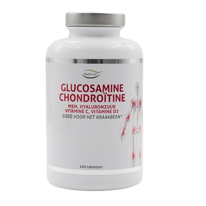 Foto van Nutrivian glucosamine chondroïtine tabletten