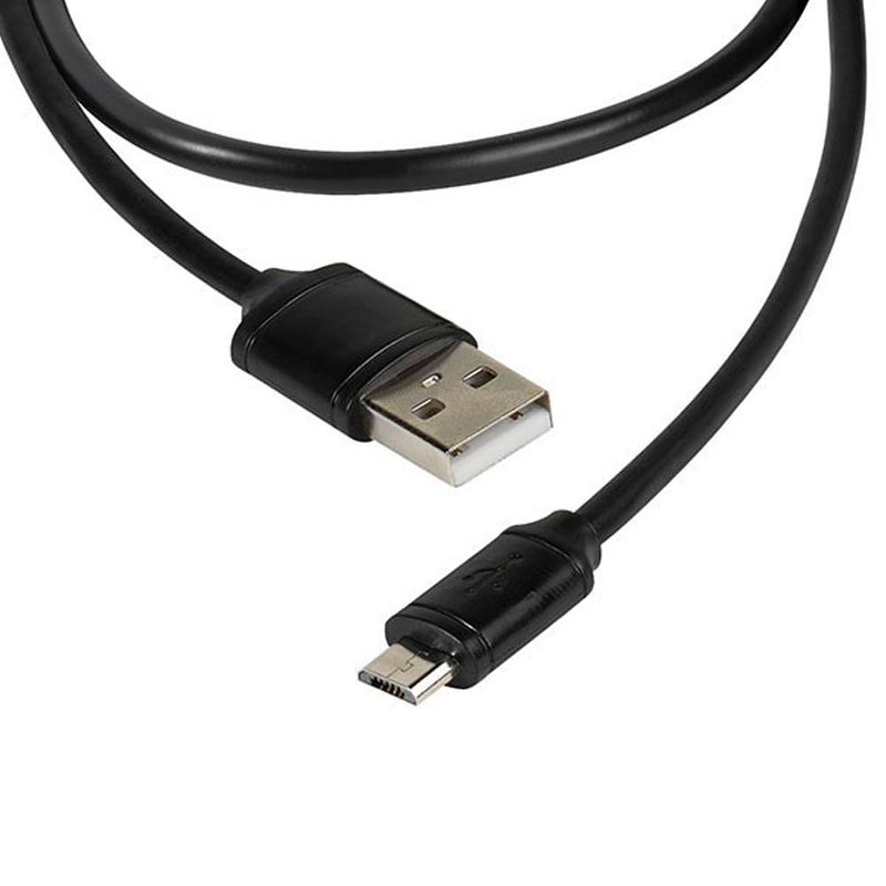 Foto van Vivanco usb-kabel usb 2.0 usb-a stekker, usb-micro-b stekker 2.00 m zwart 36292