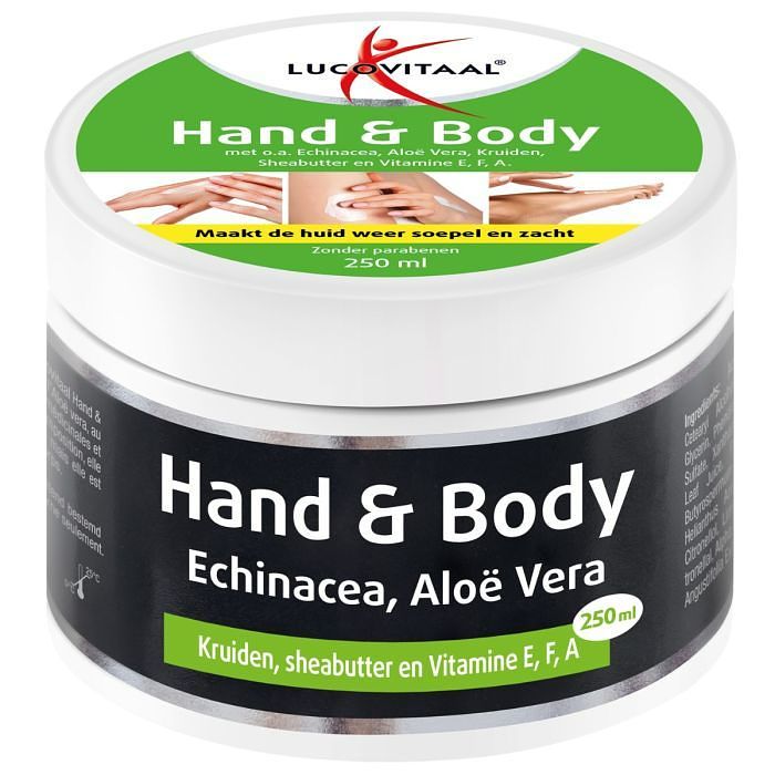 Foto van Lucovitaal hand & body crème echinacea en aloë vera