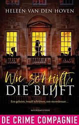 Foto van Wie schrijft, die blijft - heleen van den hoven - ebook