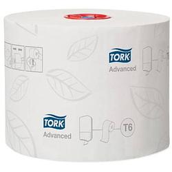 Foto van Tork toiletpapier mid-size, 2-laags, 100 meter, systeem t6, pak van 27 rollen