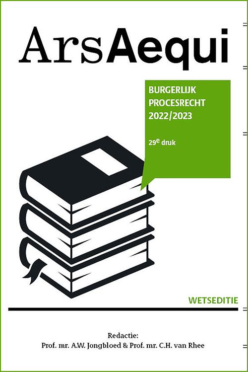 Foto van Burgerijk procesrecht 2022/2023 - paperback (9789493199552)