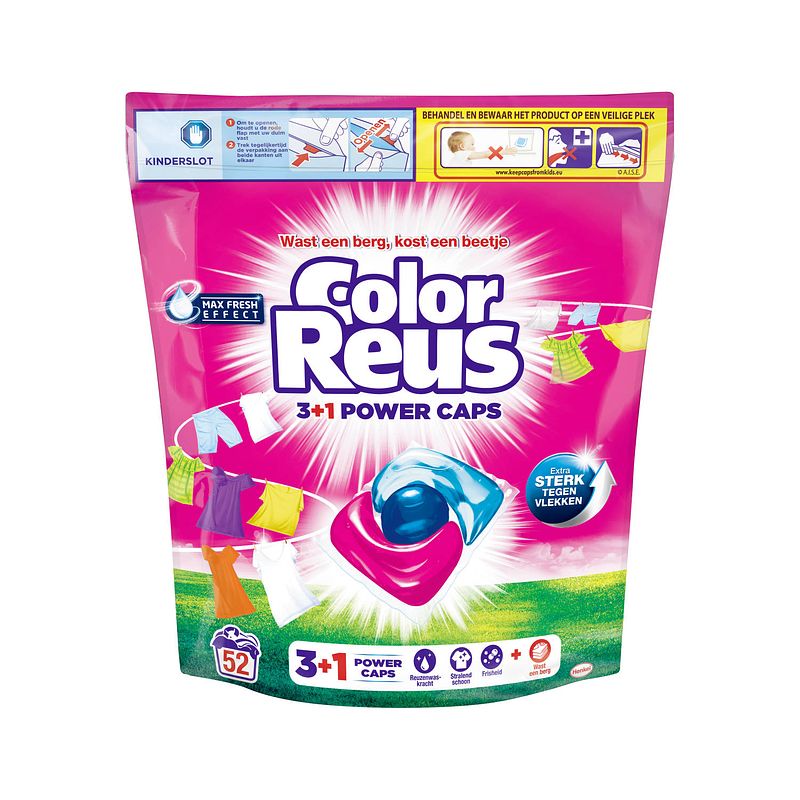 Foto van Color reus power caps 52 wasbeurten