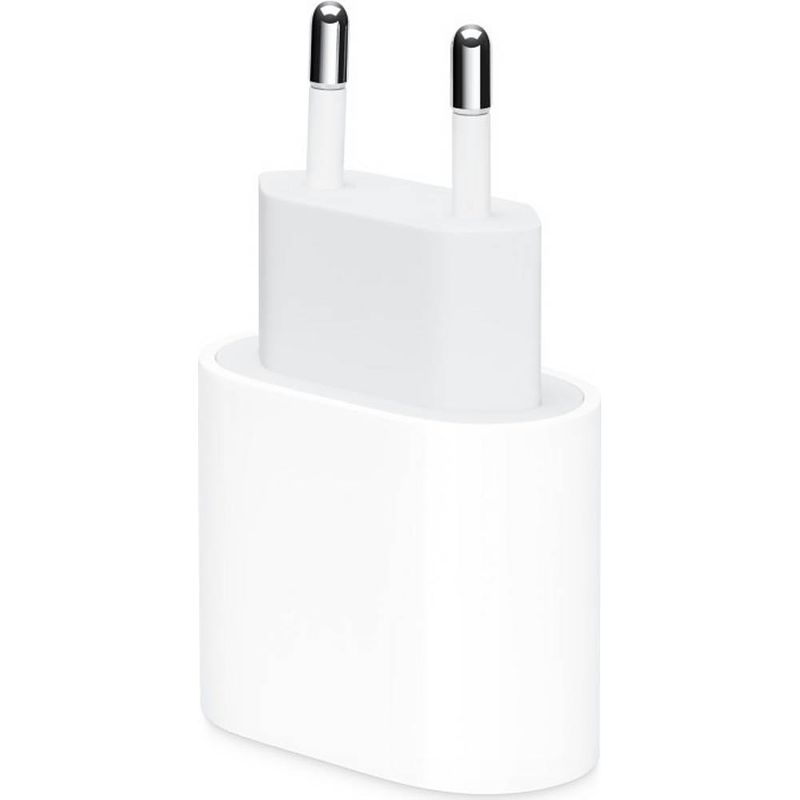 Foto van Apple 20w usb-c power adapter mhje3zm/a laadadapter geschikt voor apple product: iphone, ipad