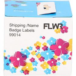 Foto van Flwr dymo 99014 adreslabel 54 mm x 101 mm wit labels