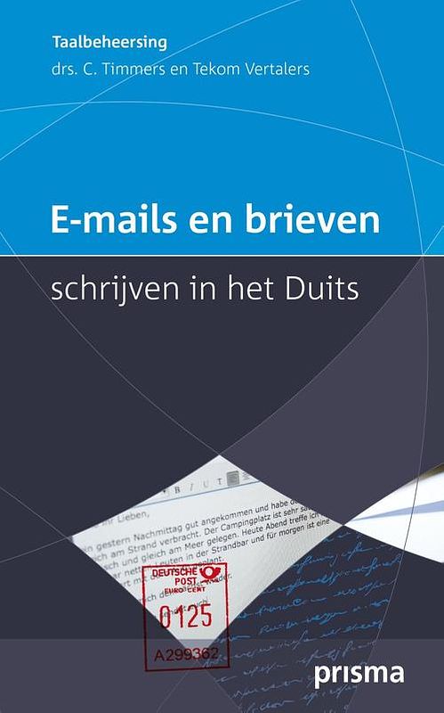 Foto van E-mails en brieven schrijven in het duits - c. timmers - ebook