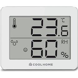 Foto van Coolhome hm2101 hygrometer- thermometer - wit