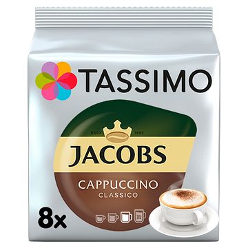 Foto van Tassimo cappuccino koffiecups 8 stuks bij jumbo