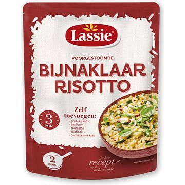 Foto van Lassie voorgestoomde bijnaklaar risotto 250g bij jumbo