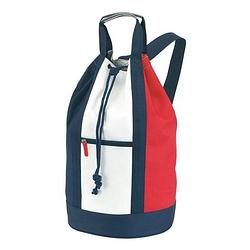 Foto van Duffel bag/plunjezak rood/wit/blauw 50 cm - rugzak