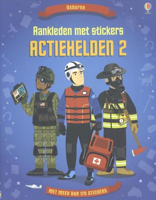 Foto van Aankleden met stickers - actiehelden ii - paperback (9781409579168)