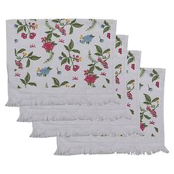 Foto van Haes deco - gastendoek / handdoek - 40x66 cm - 100% katoen - bloom like wild flowers