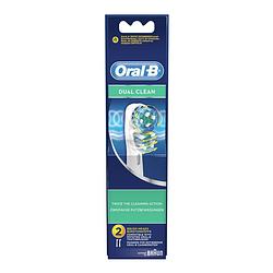 Foto van Oral b opzetborstel dual clean eb417 mondverzorging accessoire wit