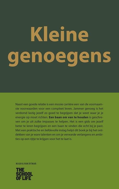 Foto van Kleine genoegens - the school of life - ebook (9789038804606)