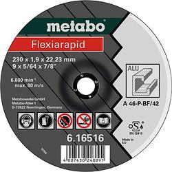 Foto van Metabo 616516000 doorslijpschijf gebogen 22.23 mm 25 stuk(s)