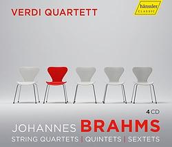 Foto van Brahms: complete string quartets - cd (0881488160840)