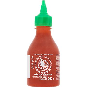 Foto van Flying goose brand sriracha super hot chilli sauce 200ml bij jumbo