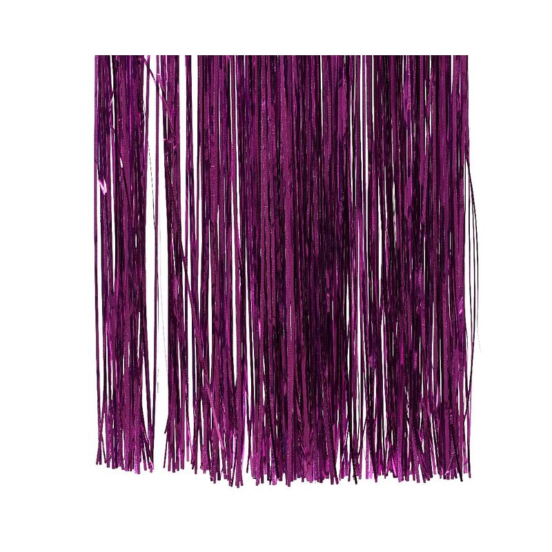 Foto van Decoris - lametta pvc l0.1b50h40 cm violet kerst