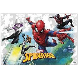 Foto van Marvel spiderman themafeest tafelkleed/tafelzeil 120 x 180 cm - kinderfeestje kunststof/plastic tafeldecoraties