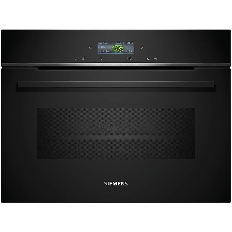 Foto van Siemens cm724g1b3 inbouw oven met magnetron zwart