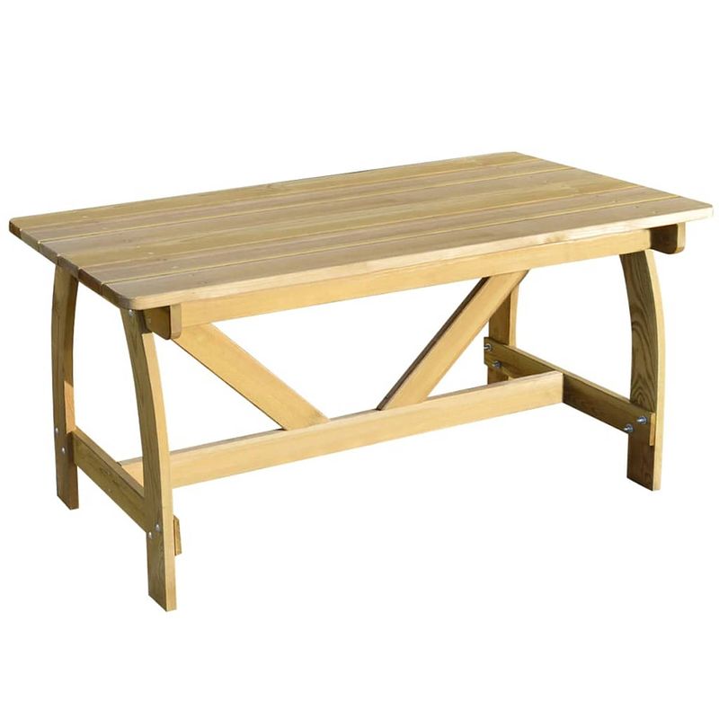 Foto van Vidaxl tuintafel geïmpregneerd dennenhout