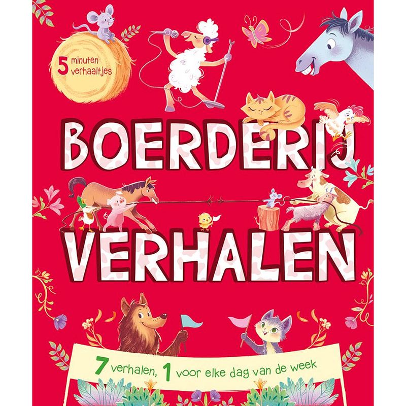 Foto van Rebo productions kinderboek boerderijverhalen junior papier