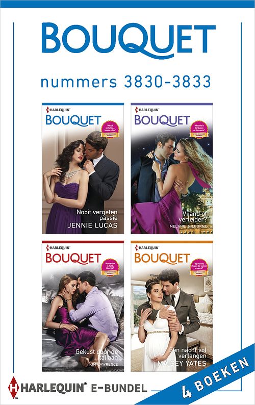 Foto van Bouquet e-bundel nummers 3830 - 3825 (4-in-1) - jennie lucas - ebook (9789402527711)