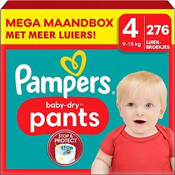 Foto van Pampers - baby dry pants - maat 4 - mega maandbox - 276 stuks - 9/15 kg