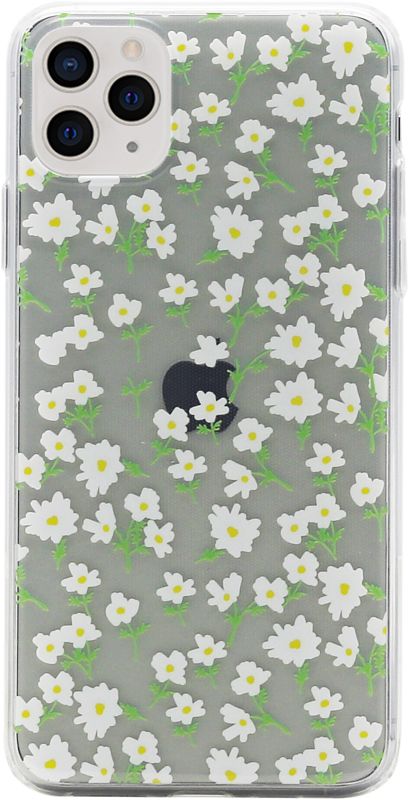 Foto van Bluebuilt white blossom soft case apple iphone 11 pro back cover transparant