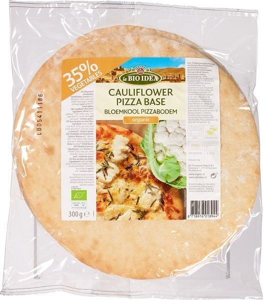 Foto van La bio idea bloemkool pizzabodem