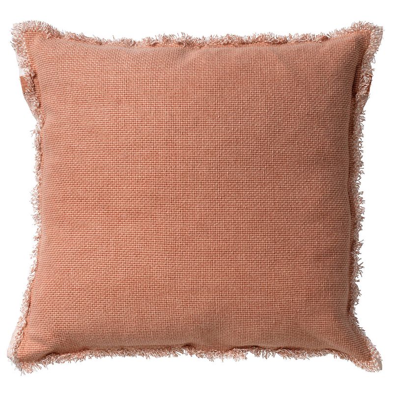 Foto van Dutch decor burto - kussenhoes van katoen muted clay 60x60 cm - roze - roze