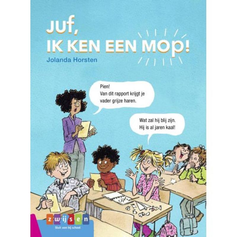 Foto van Juf, ik ken een mop ! - leesserie estafette