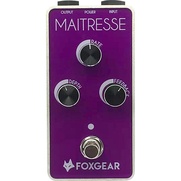 Foto van Foxgear maitresse flanger effectpedaal