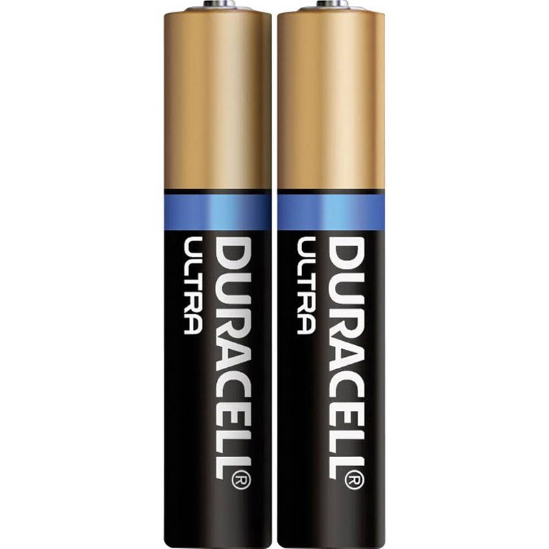 Foto van Duracell batterijen ultra power aaaa, blister van 2 stuks