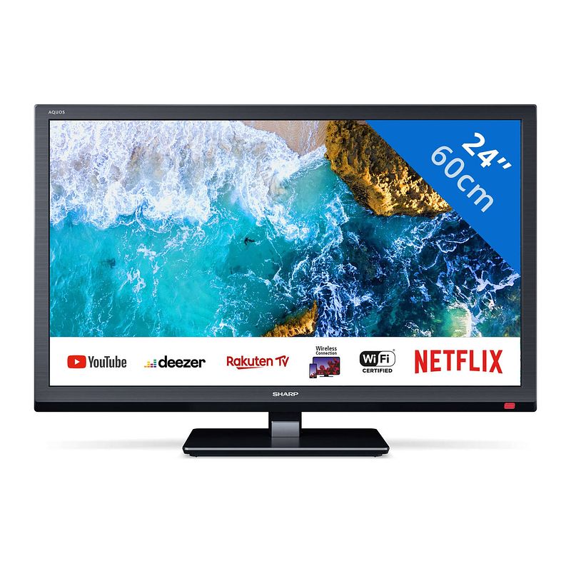 Foto van Sharp aquos 24bc0e 24inch hd-ready smart-tv