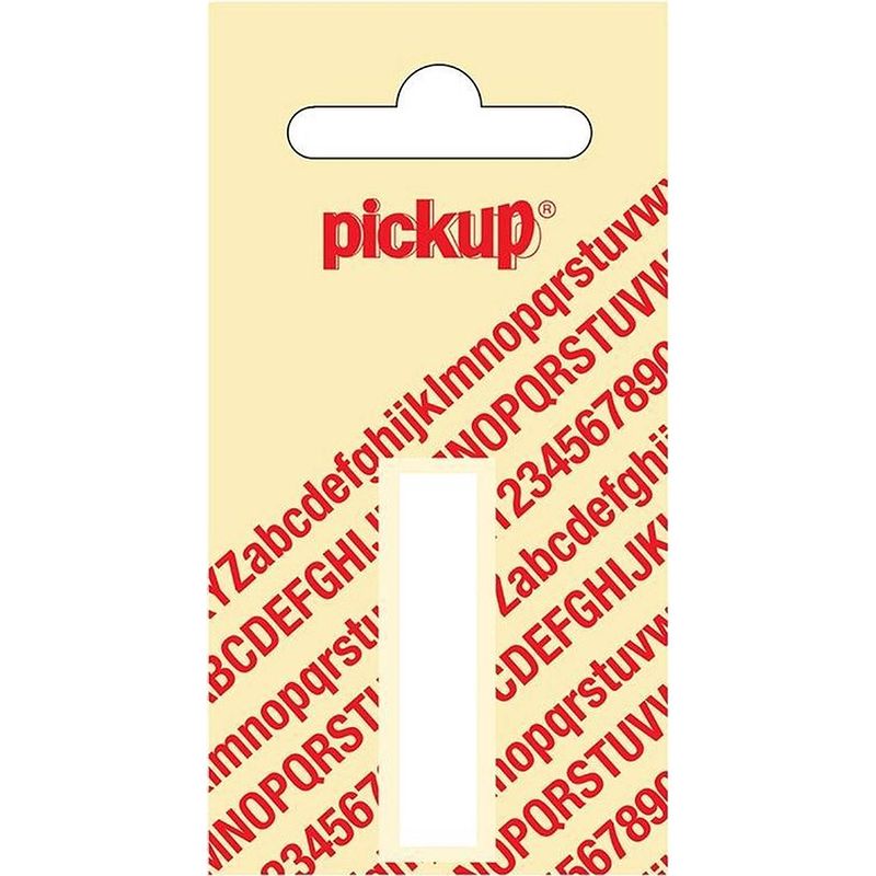 Foto van Plakletter helvetica 40 mm sticker witte letter i