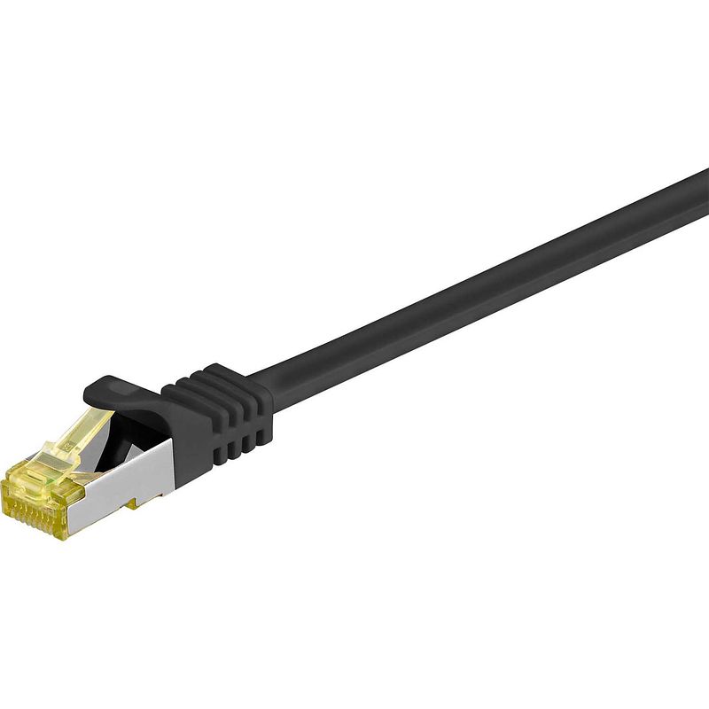 Foto van Patchkabel rj-45 sftp met cat 7 ruwe kabel