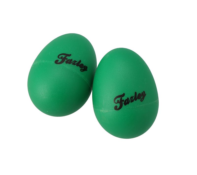 Foto van Fazley funtune egg-02-gr egg shakers groen (2 stuks)