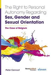 Foto van The right to personal autonomy regarding sex, gender and sexual orientation - pieter cannoot - ebook (9789051899634)