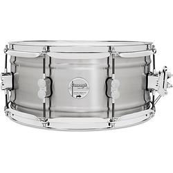 Foto van Pdp drums concept series brushed aluminum 14 x 6.5 inch snaredrum