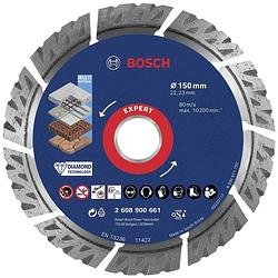Foto van Bosch accessories 2608900661 expert multimaterial diamanten doorslijpschijf diameter 150 mm 1 stuk(s)