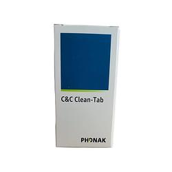 Foto van Phonak c&c clean-tab - bruistabletten voor oorstukjes hoortoestellen gehoorbescherming