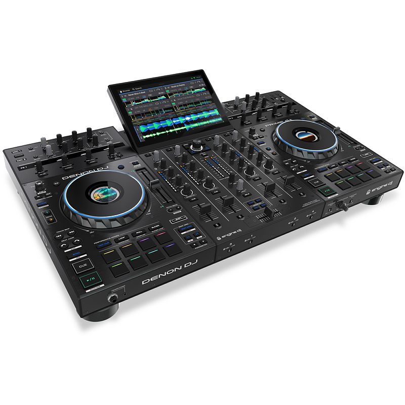 Foto van Denon dj prime 4+ 4-deck standalone dj-controller