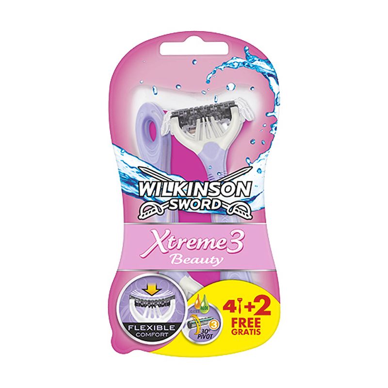 Foto van Wilkinson xtreme 3 beauty wegwerpscheermesjes