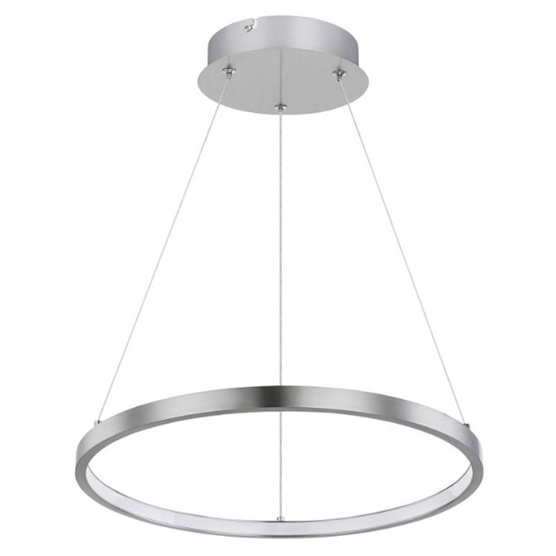 Foto van Moderne hanglamp ralph - l:38.5cm - led - metaal - grijs