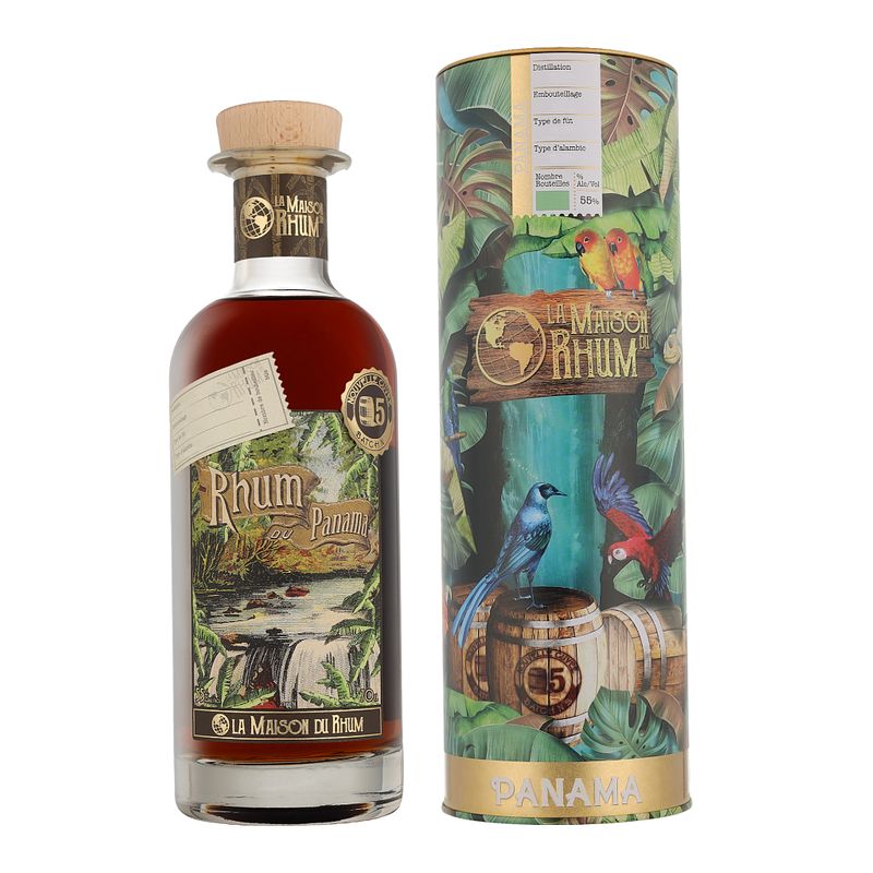 Foto van La maison du rhum panama 2007 batch 5 70cl rum + giftbox