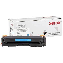 Foto van Xerox everyday toner single vervangt hp, canon 202x (cf541x/crg-054hc) cyaan 2500 bladzijden compatibel toner