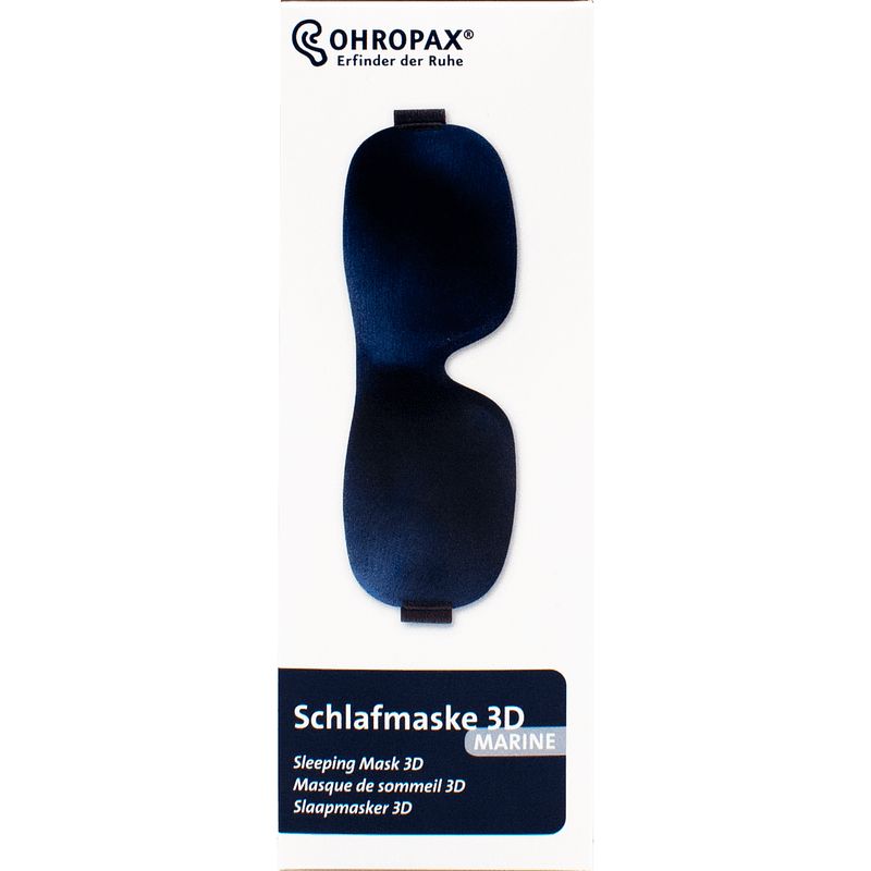 Foto van Ohropax slaapmasker 3d - blauw