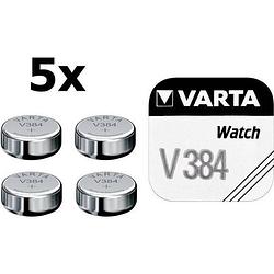 Foto van 5 stuks - varta v384 38mah 1.55v knoopcel batterij