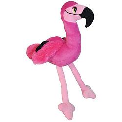 Foto van Pluche speelgoed knuffeldier flamingo van 20 cm - knuffeldier